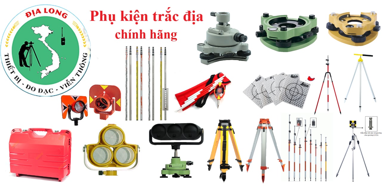  Địa Long là địa chỉ cung cấp phụ kiện máy đo đạc, trắc địa chính hãng giá tốt.