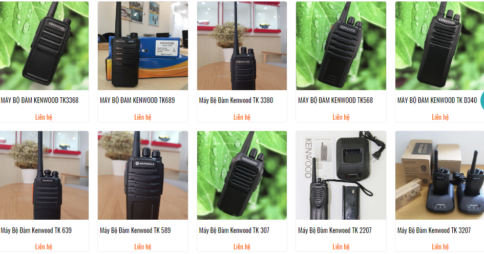 Bảng báo giá máy bộ đàm kenwood các loại rẻ nhất tại Địa Long 