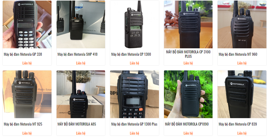 Máy bộ đàm Motorola là một trong những thương hiệu bộ đàm được khách hàng tin dùng nhất trên thị trường hiện nay
