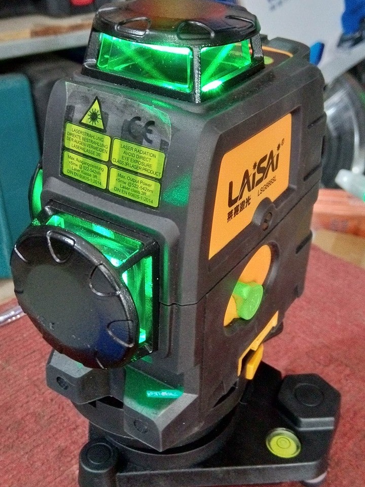 Máy thủy bình laser Laisai LSG-666SL đạt độ chính xác cao, dễ sử dụng, thao tác