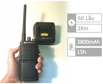 Máy bộ đàm cầm tay Motorola CP 9800 chất lượng
