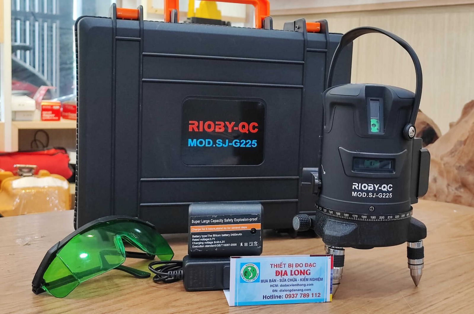 Máy cân mực Laser Ryobi SJ- G225 giá rẻ, chất lượng tại đo đạc Địa Long