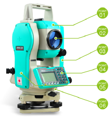 Tăng hiểu quả làm việc với máy toàn đạc điện tử Nikon DTM 322