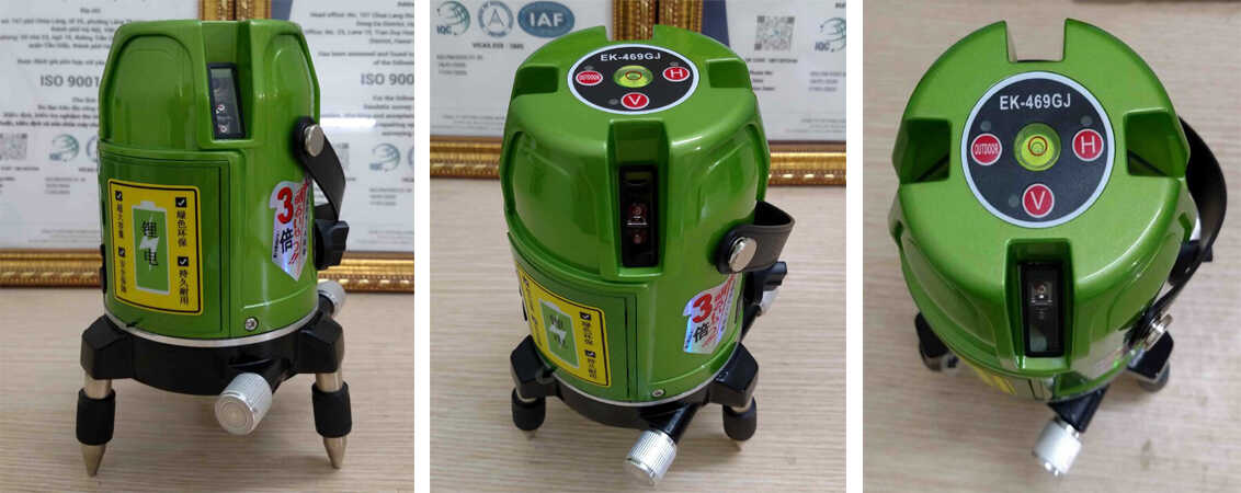 Máy thủy bình laser Fukuda EK 469GJ đạt độ chính xác cao, dễ sử dụng, thao tác