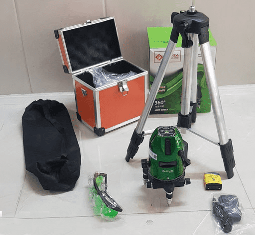 Máy cân bằng laser 5 tia xanh Akuza AK 686D giá rẻ, chất lượng tại Địa Long