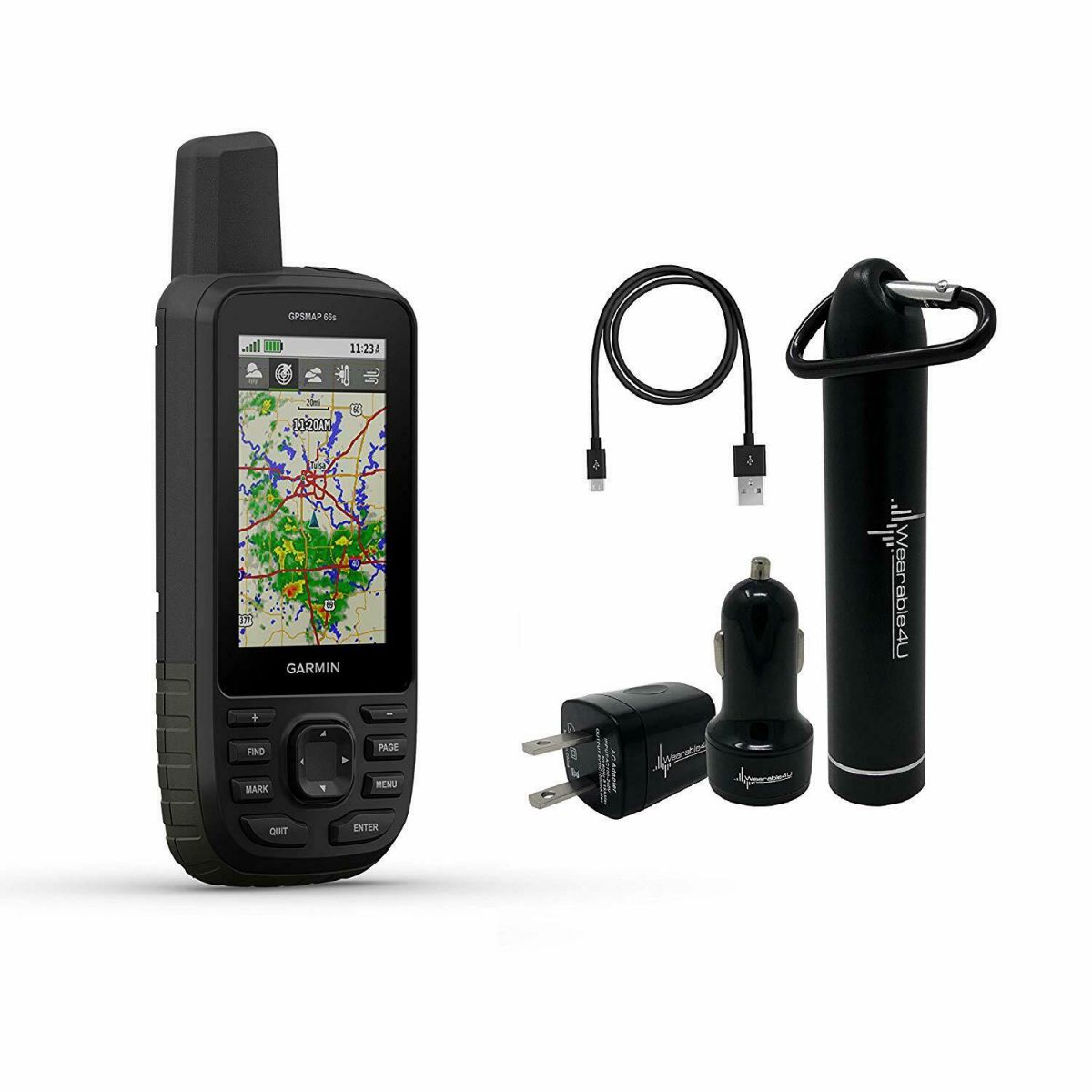 trọn bộ máy định vị cầm tay GPS Map66S