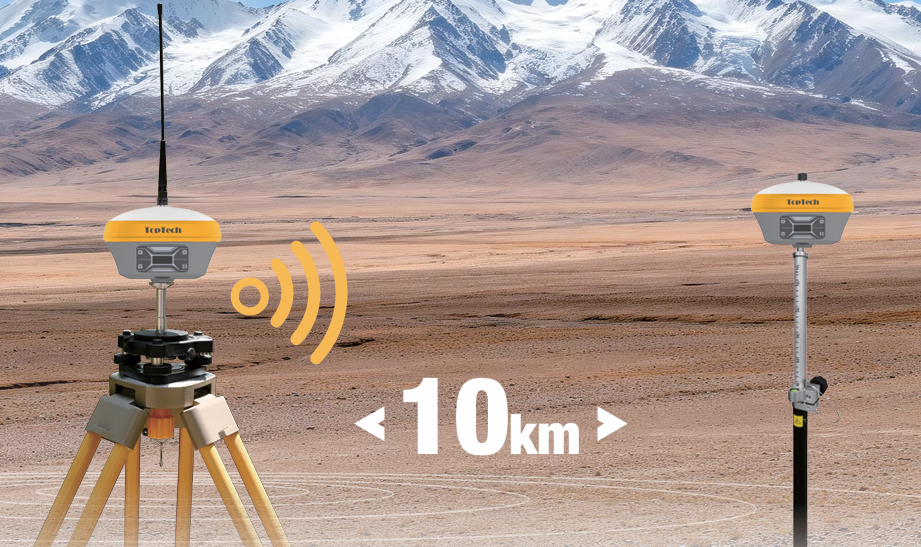 GPS RTK Toptech TK-800 i-Base 5W Radio không sổ tay