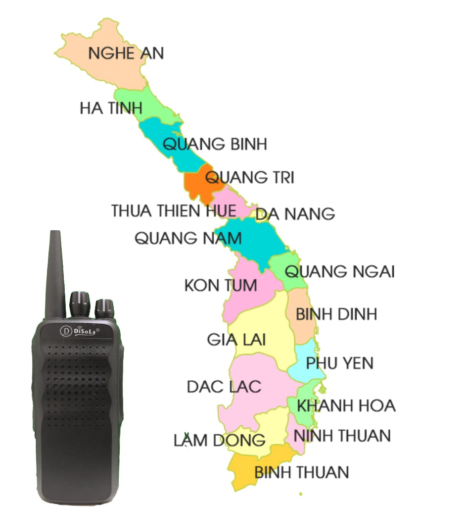 Cung cấp máy bộ đàm tại khu vực miền trung