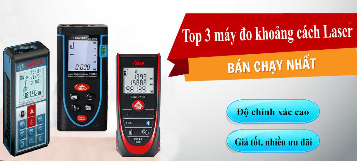 Top 3 máy đo khoảng cách Laser 100m bán chạy nhất
